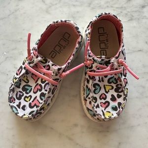 Heydude toddle girl size 7